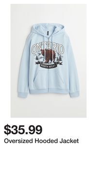H&M Oversized hooded jacket offer