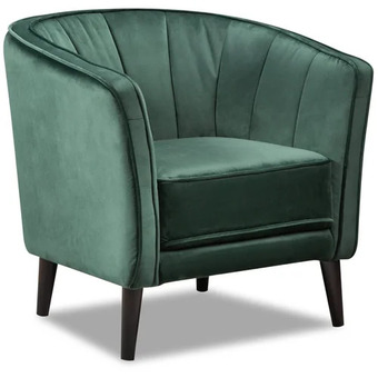 The Brick Brinley velvet accent chair - green offer