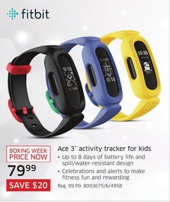 The Source Fitbit ace 3 activity tracker for kids offer