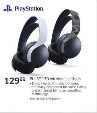 The Source Playstation pulse 3d wireless headsets offer