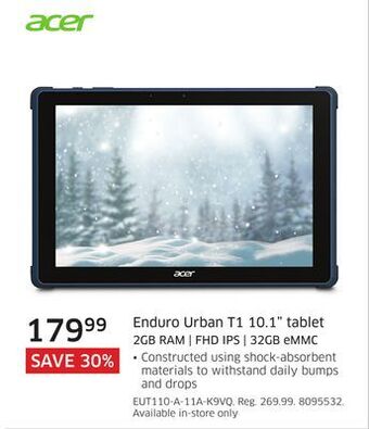 The Source Acer enduro urban t1 10.1" tablet offer