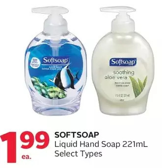 Rexall Softsoap liquid hand soap offer