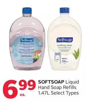 Rexall Softsoap liquid hand soap refills offer