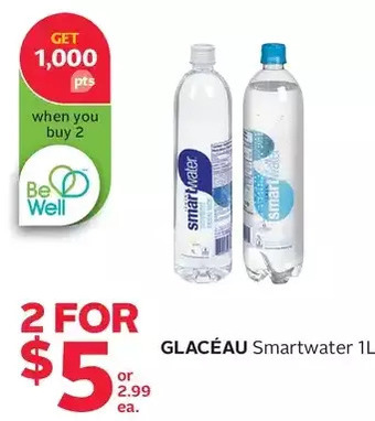 Rexall Glacéau smartwater offer
