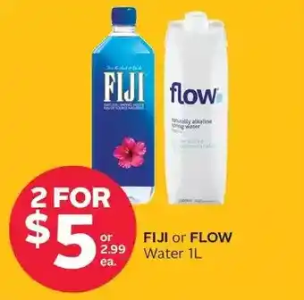 Rexall Fiji or flow water offer