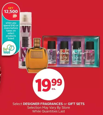 Rexall Designer fragrances or gift sets offer