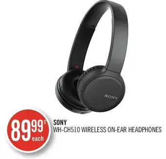 Shoppers Drug Mart Sony wh-ch510 wireless on-ear headphones offer