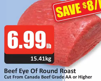 Starsky Beef eye of round roast offer