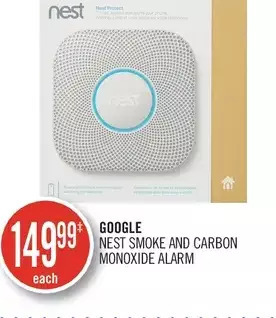 Shoppers Drug Mart Google nest smoke and carbon monoxide alarm offer