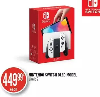 Shoppers Drug Mart Nintendo switch oled model offer