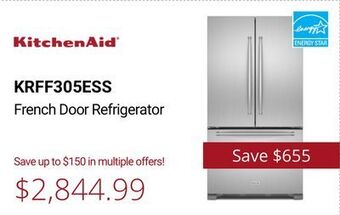 Canadian Appliance Source Kitchenaid french door refrigerator offer