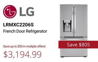 Canadian Appliance Source Lg french door refrigerator offer