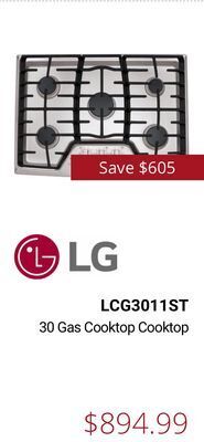 Canadian Appliance Source Lg 30 gas cooktop cooktop offer