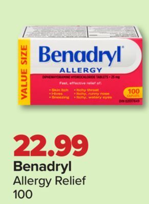 PharmaChoice Benadryl allergy relief offer