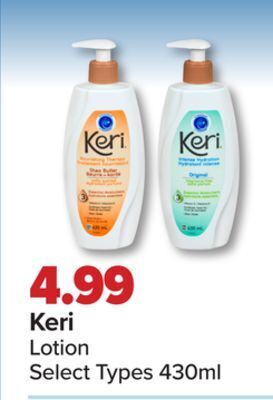 PharmaChoice Keri lotion offer