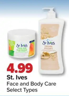 PharmaChoice St. ives face and body care offer
