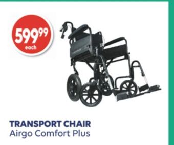 Wellwise by Shoppers Transport chair airgo comfort plus offer
