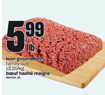 Independent City Market Lean ground beef offer