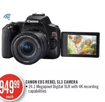 Shoppers Drug Mart Canon eos rebel sl3 camera offer