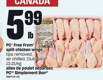 Independent City Market Pc® free from split chicken wings offer