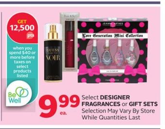 Rexall Select designer fragrances or gift sets offer