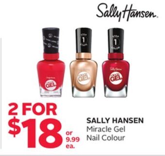 Rexall Sally hansen miracle gel nail colour offer