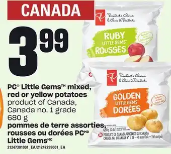 Independent City Market Pc® little gems mixed red or yellow potatoes, 680 g offer