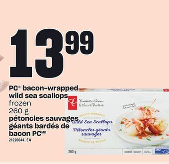 Independent City Market Pc® bacon-wrapped wild sea scallops, 260 g offer