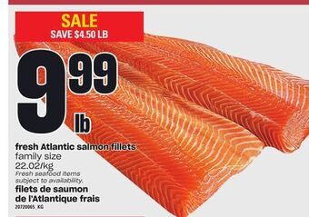 Independent City Market Fresh atlantic salmon fillets offer