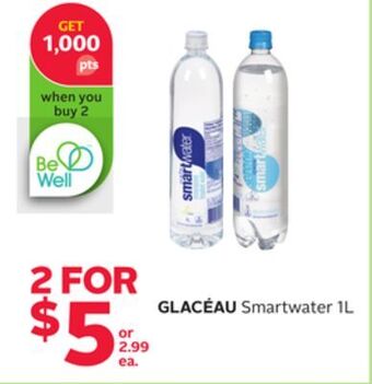 Rexall Glacéau smartwater offer
