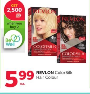 Rexall Revlon colorsilk hair colour offer