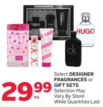 Rexall Select designer fragrances or gift sets offer