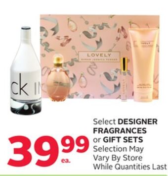 Rexall Select designer fragrances or gift sets offer