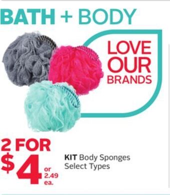 Rexall Kit body sponges offer