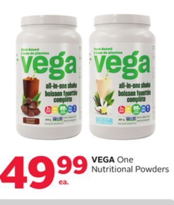 Rexall Vega one nutritional powders offer