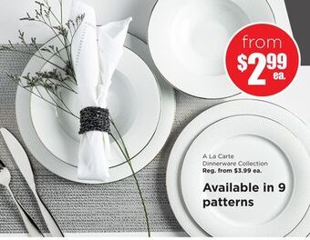 Kitchen Stuff Plus A la carte dinnerware collection offer