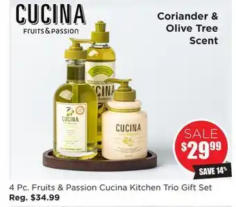 Kitchen Stuff Plus 4 pc. cucina kitchen trio gift set offer
