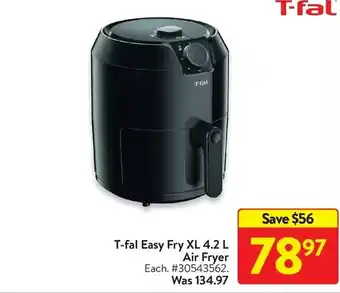 Walmart T-fal easy fry xl 4.2 l air fryer offer
