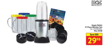 Walmart Magic bullet 17-piece blender set offer