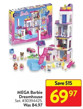 Walmart Mega barbie dreamhouse offer