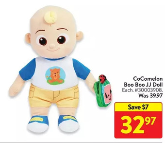 Walmart Cocomelon boo boo jj doll offer