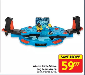 Walmart Akédo triple strike tag team arena offer