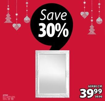 JYSK Antique mirror offer