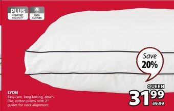 JYSK Lyon pillow offer