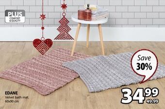 JYSK Edane velvet bath mat offer
