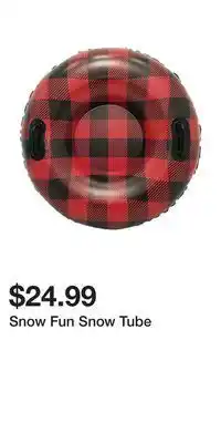 Sport Chek Snow fun snow tube offer