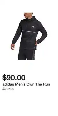 Sport Chek Adidas men's own the run jacket offer