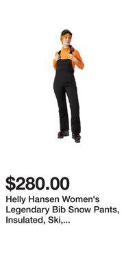 Sport Chek Helly hansen women's legendary bib snow pants, insulated, ski, winter, waterproof offer