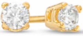 Peoples Jewellers 0.20 CT. T.W. Diamond Solitaire Stud Earrings offer
