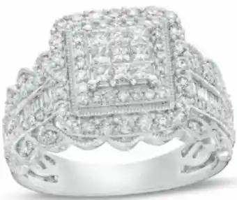 Peoples Jewellers 1.00 CT. T.W. Princess-Cut Multi-Diamond Double offer